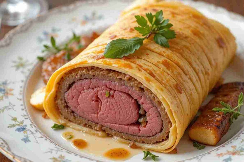 Make Beef Wellington Crepes
